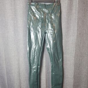 Spanx Faux Patent Leather Liquid Gloss Leggings